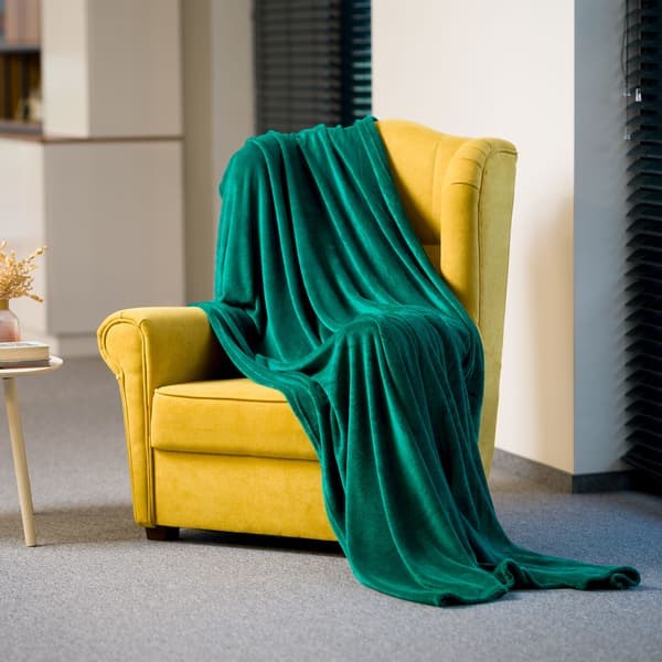 Teesa fleece tæppe tykt varmt sengetæppe 200x220
