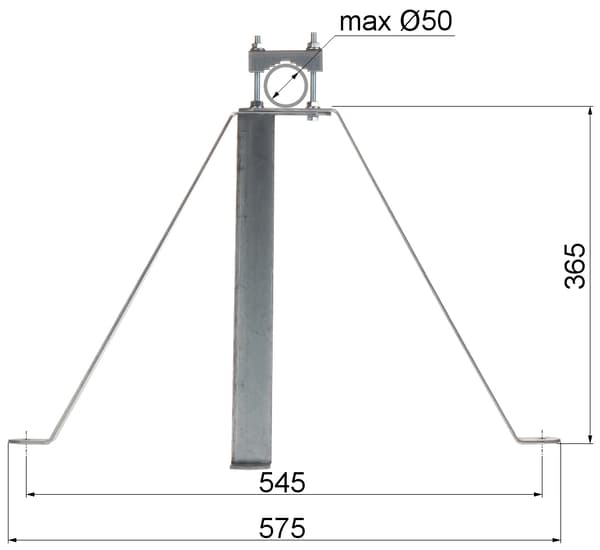 OMP Seinäkiinnike OMP-50L40 50 mm x 40 mm