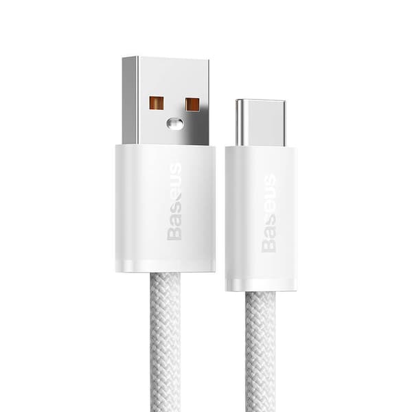 Baseus Dynamic Series USB-C-kaapeli, 100W, 2m (valkoinen)