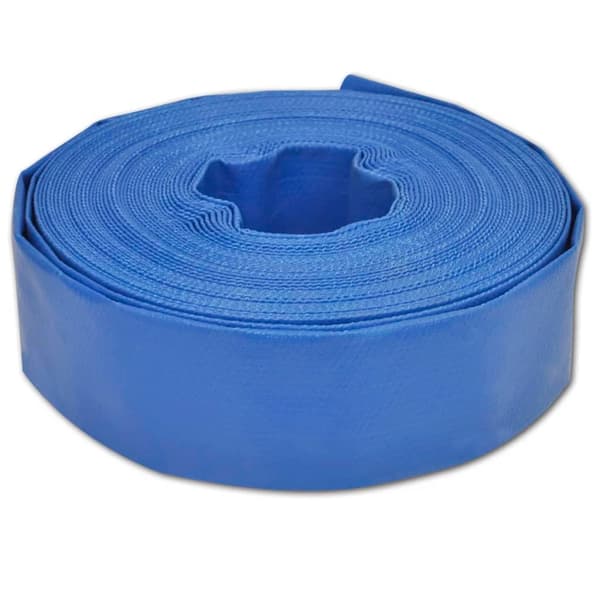 vidaXL Flat slang, 25 m, 3", PVC