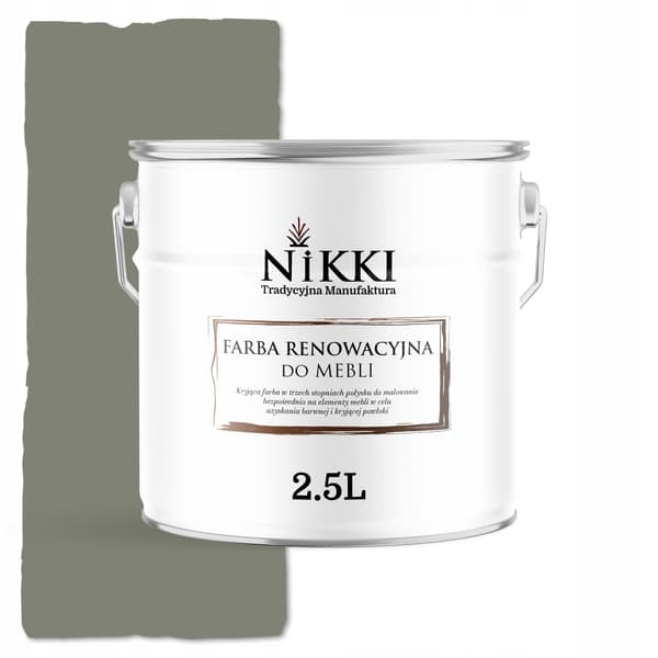 Färg för köksfronter cementgrå RAL7033 halvmatt 2,5L