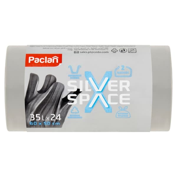 Paclan Silver Space Multitop Lux Silver 35L 24 stk. 135400