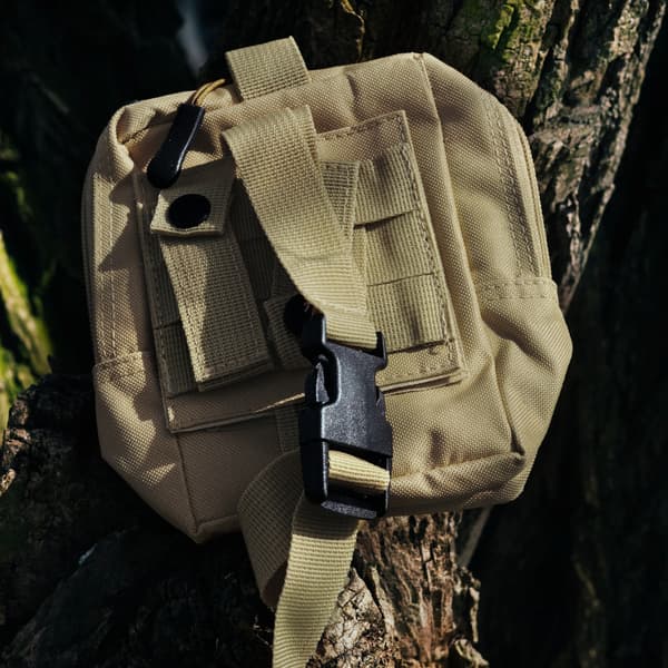 OFFLANDER TAKTINEN UNIVERSAALI MOLLE TASKU VELCRO KHAKI
