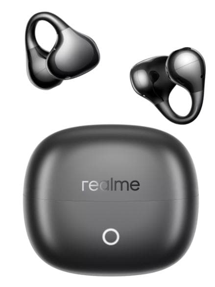 REALME Buds Clip trådløse øretelefoner (TWS) titaniumsorte