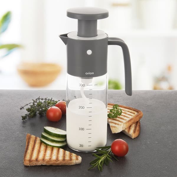 Manuel blandeflaske til olivenolie og dressing 350 ml