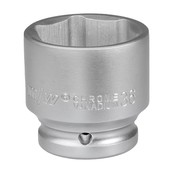 MJW 1/2" topnøgle 6-kant 36 mm