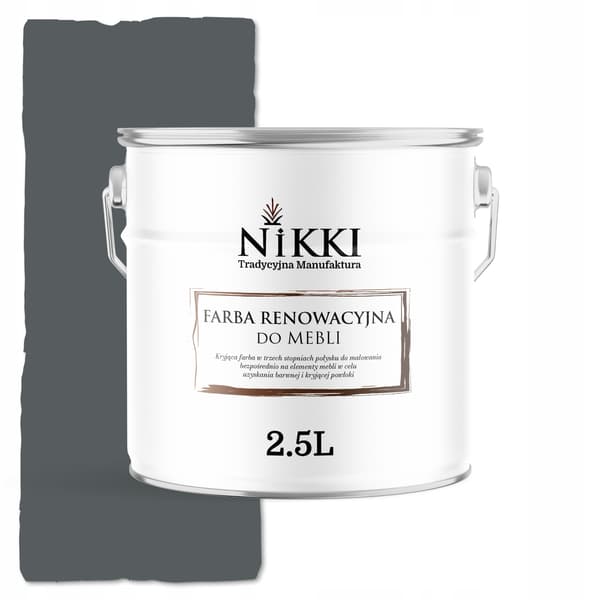 Färg för köksfrontar Basaltgrå RAL7012 Satin 2,5L