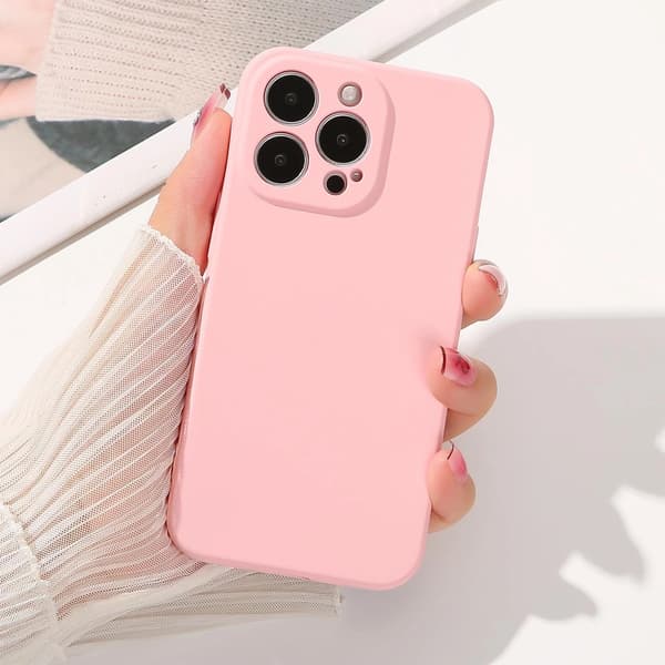 Silikonskal iPhone 14 Plus silikonskal beige