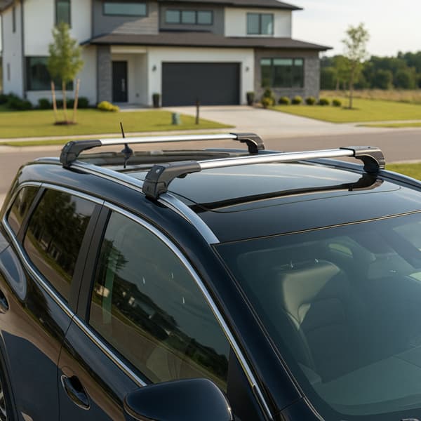 Kattoteline integroiduilla kiskoilla VW PASSAT KOMBI 2015 - hopea