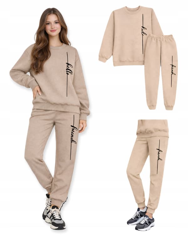 Naisten lämpövierustakki beige