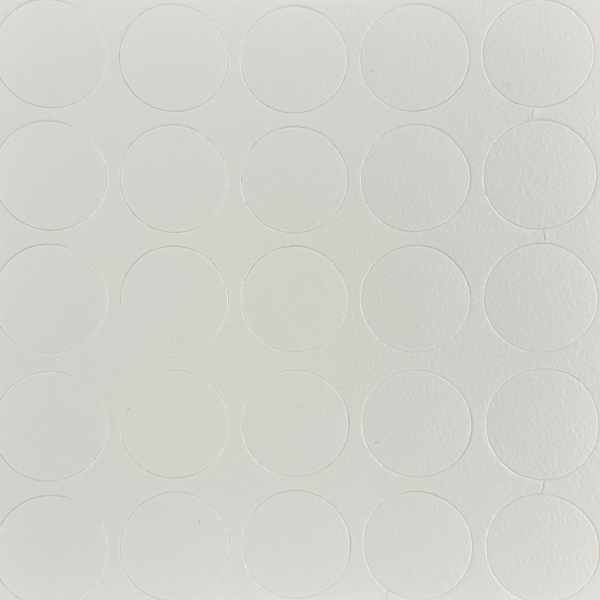 Självhäftande blindplugg diameter 14 sandfärgad (ark 25 st)