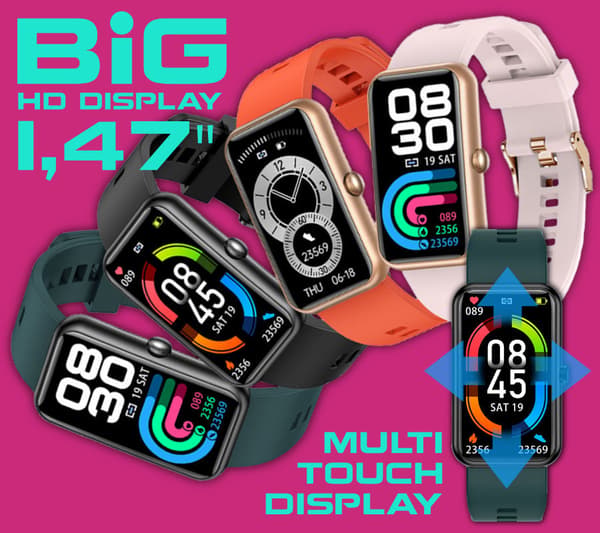 DAME SMARTWATCH Rubicon RNCE83 - BLODTRYKSMÅLER (sr032e)