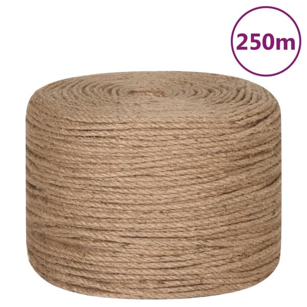 vidaXL jutereb, 250 m langt, 6 mm tykt