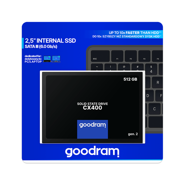 Goodram CX400 512GB SSD-levy