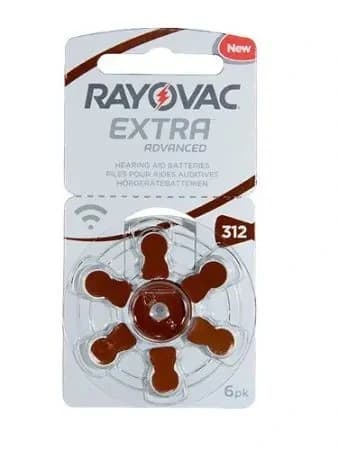 RAYOVAC 312 kuulokojeparistot 60 kpl