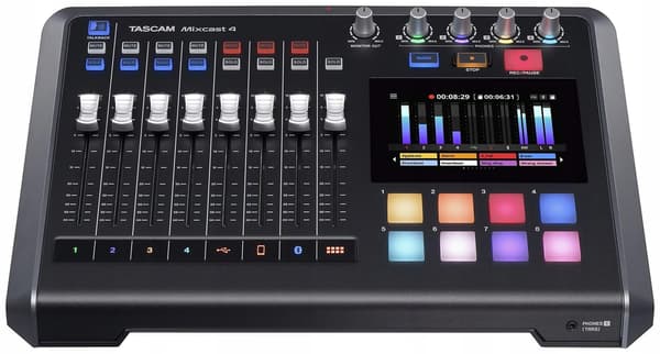 Tascam Mixcast 4 - Mixer för poddinspelning