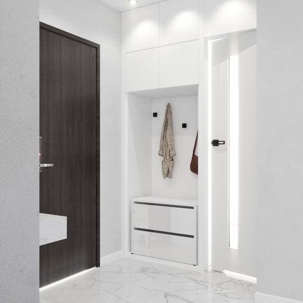 HVID GLANS SKOSKAB 60 CM