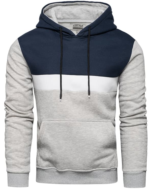 Herr marinblå hoodie Recea M