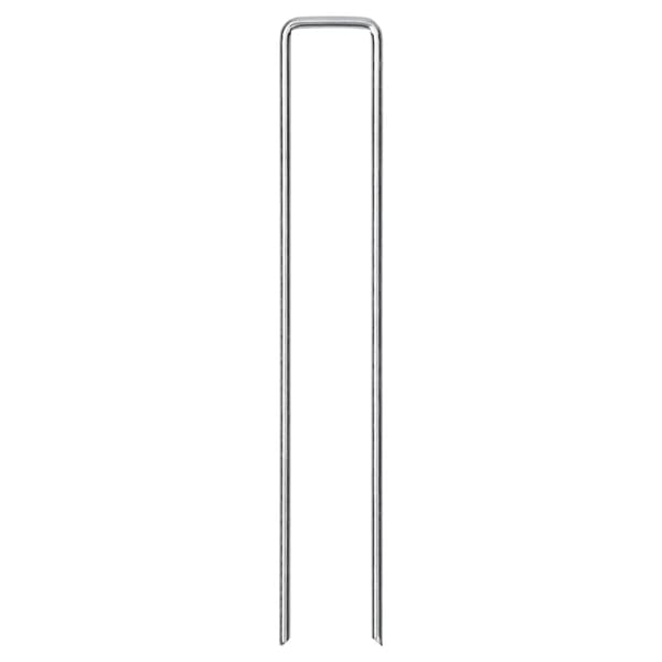 vidaXL U-formade markpinnar, 50 st, 20x4 cm, stål
