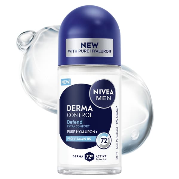 100302 NIVEA MEN Derma Control Defend Antiperspirant roll-on 50ml