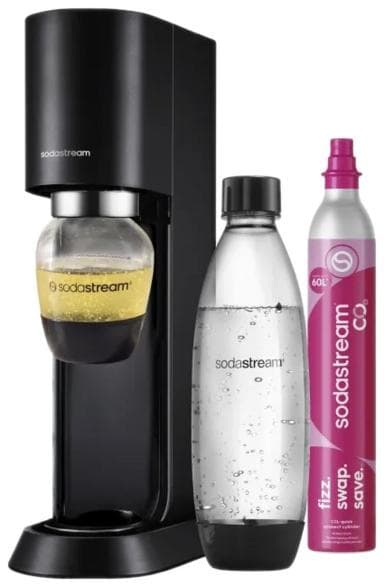 SODASTREAM MIX mætningsmiddel + CO2 patronflaske 1L 430ml Sort