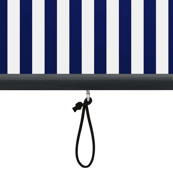 vidaXL Rullgardin, 60x250 cm, blå och vit