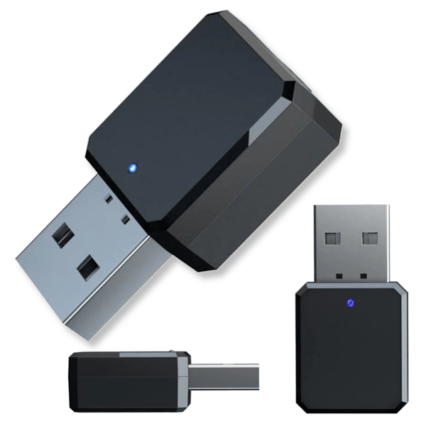Adapter USB Bluetooth 5.1 BT Modtager Modtager Jack 3,5mm AUX Mikrofon