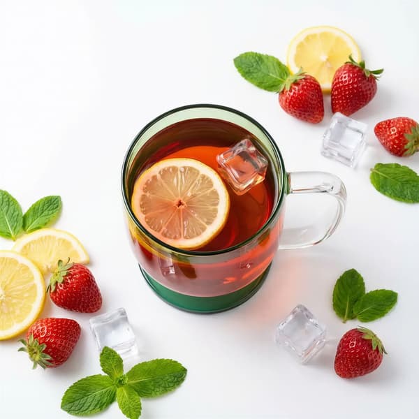GLAS MED LUFTLEVITATIONSEFFEKT MUGG GRÖN 300 ml