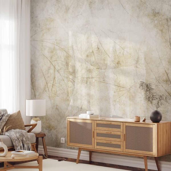 Fototapet - Beige mumlen