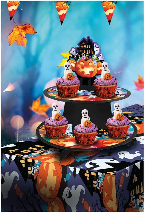 Halloween pumpa och spöke muffinsform