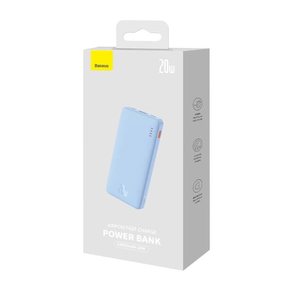 Baseus Airpow 10000 mAh 20W Powerbank (Blå)