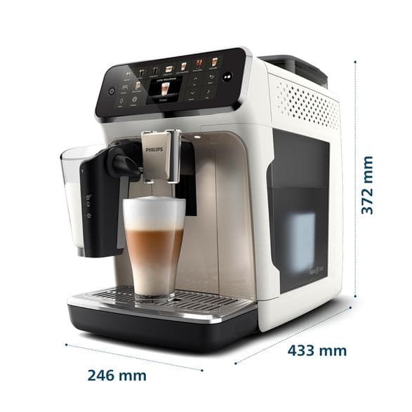 Espressomaskin PHILIPS EP5543/90 serie 5500 LatteGo Vit-silver