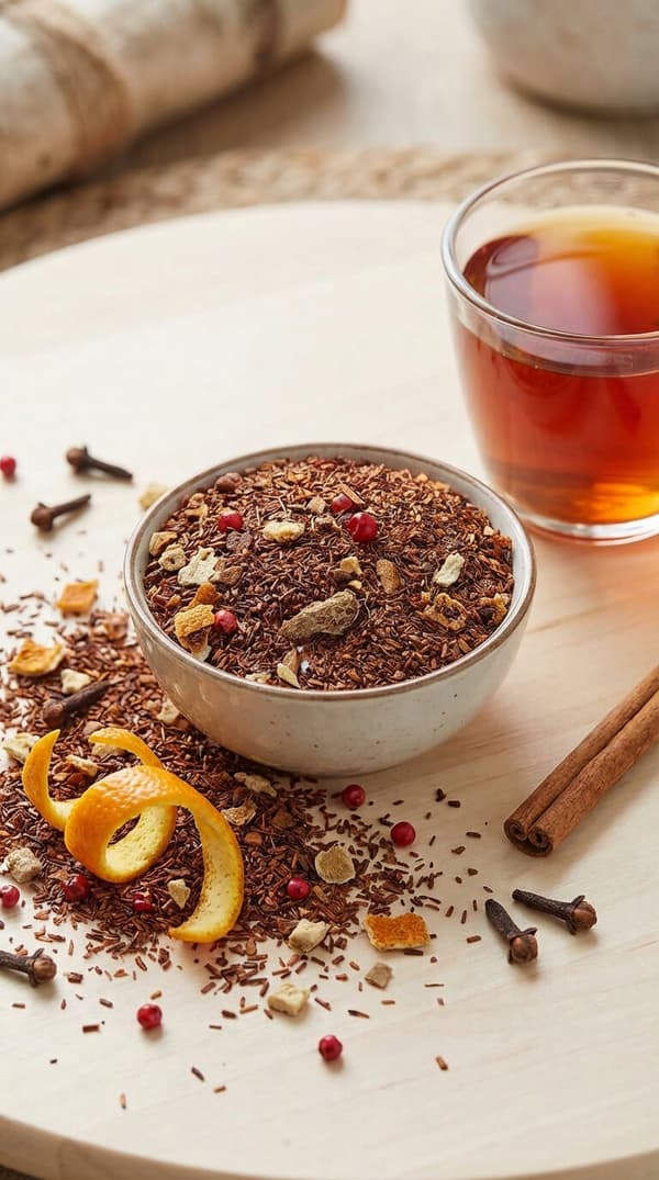 Rooibos te Vinter Chai 100 g Løs te Vinter Varmende med Ingefær