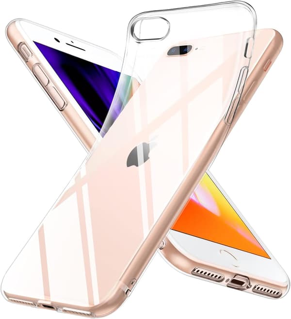 ETUI TIL APPLE IPHONE 7 PLUS/8 PLUS SILIKONE CLEAR BASIC