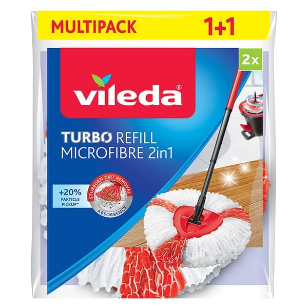 Vileda Turbo 2in1 vaihtoosa 2 kappaletta