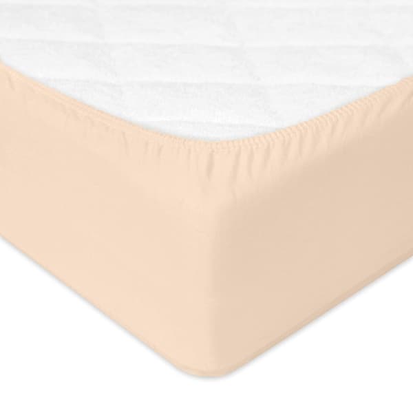 Jerseylakan 210/220x190/200 PREMIUM Krämfärgad