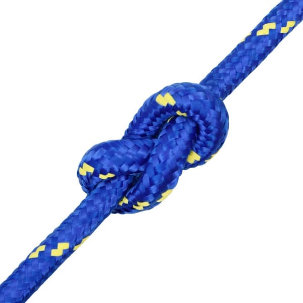 vidaXL Segelrep, Blå, 20 mm, 50 m, Polypropylen