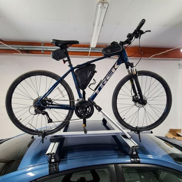 HAKR Speed Alu Silver Cykelställ + Lås