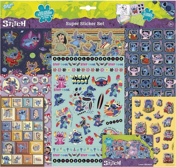 Stitch - Sæt med 300 klistermærker 0062