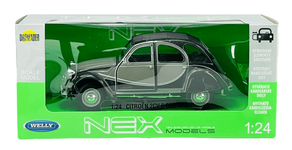 WELLY CITROEN 2CV 6 CHARLESTON GREY 1:24 24009