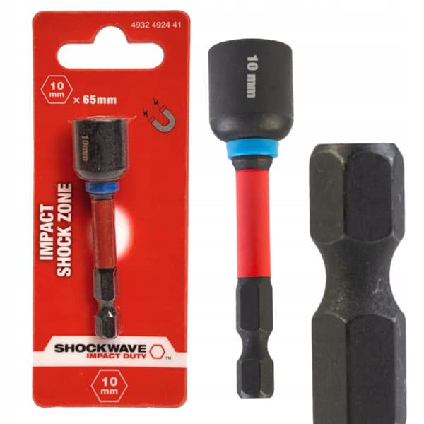 Milwaukee Slagmagnetisk Unbrako-topnøgle 10/65 mm