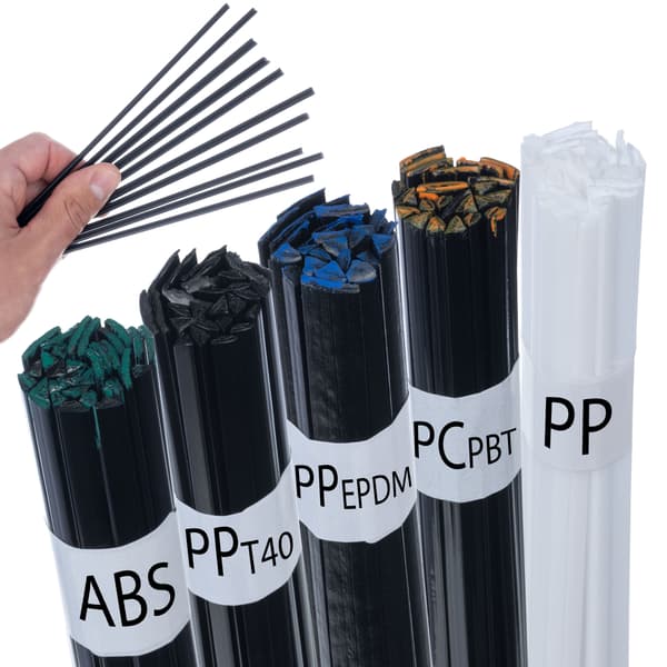 Plastlim PP PP+T40 PP/EPDM ABS PC+PBT 50g Svart/Vit