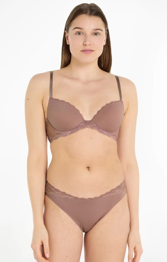 Calvin Klein damtrosor rosa med spets M