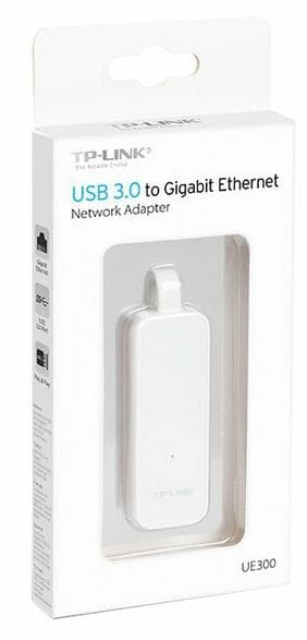 TP-LINK UE300 USB-A Langallinen verkkokortti Valkoinen