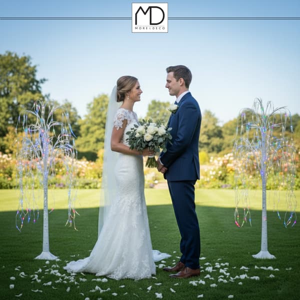 Willow 200 LED juletræslys 150 cm blå