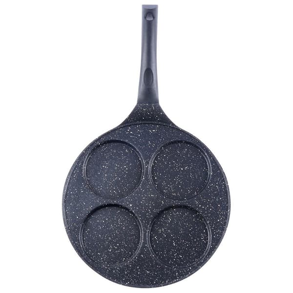 Äggpanna granit 4 hål GRANDE 27 cm