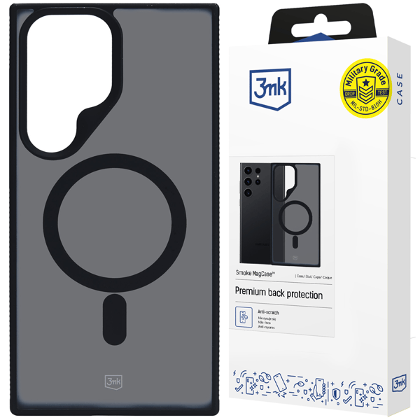 Samsung Galaxy S24 Ultra - 3mk Smoke MagCase