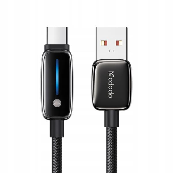 MCDODO LADDNINGSKABEL USB-A USB-C SNABBLADDNING FÖR IPHONE TYP C 1M LED
