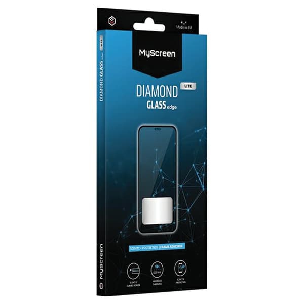 MS Diamond Glass Edge Lite Sam G996 S21+ musta/musta