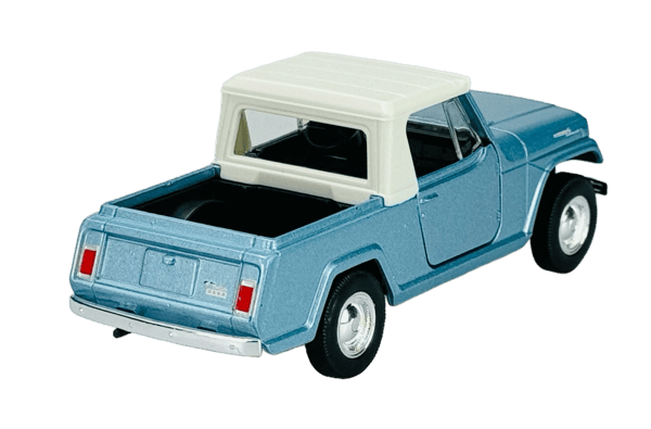 WELLY OLD TIMER 1967 JEEP JEEPSTER COMMANDO PICKUP BLÅ 1:34 43826